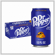 Dr Pepper Dark Berry Limited Edition Flavor Jurassic World 12 Fl Oz 12 Pack Can